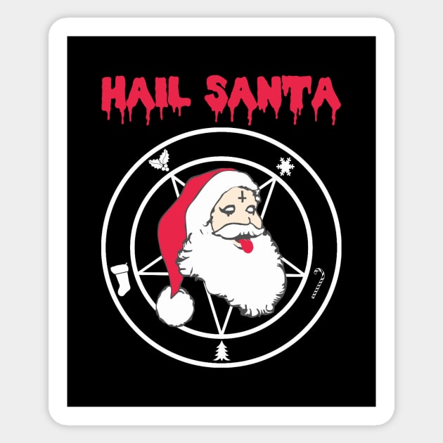 HAIL SANTA Sticker by toruandmidori